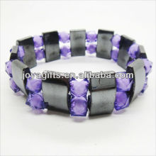 01B5002-1 / nuevos productos para 2013 / hematita spacer pulsera brazaletes / brazaletes hematita